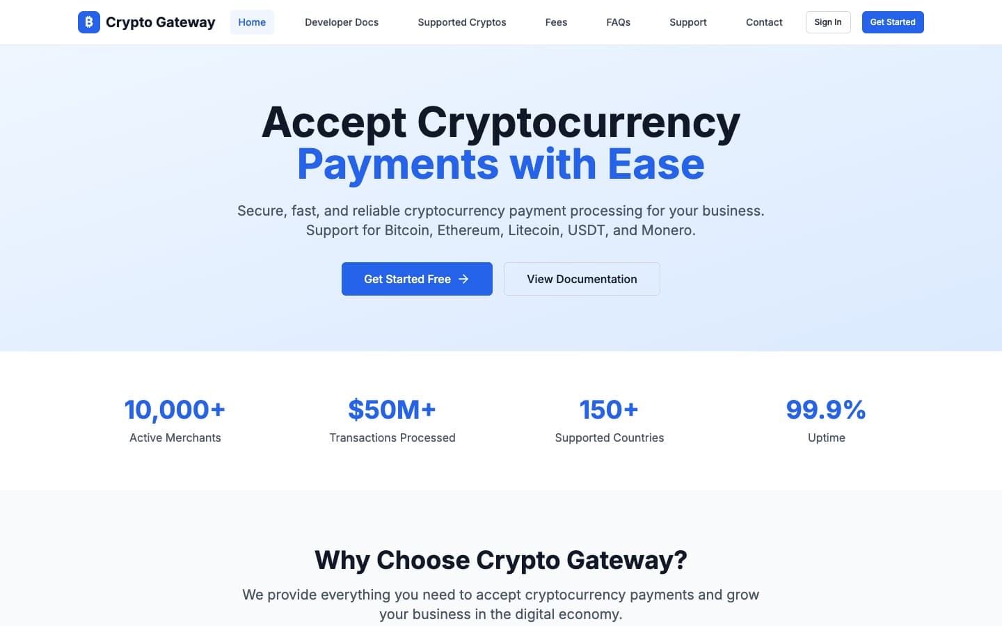 Crypto Gateway